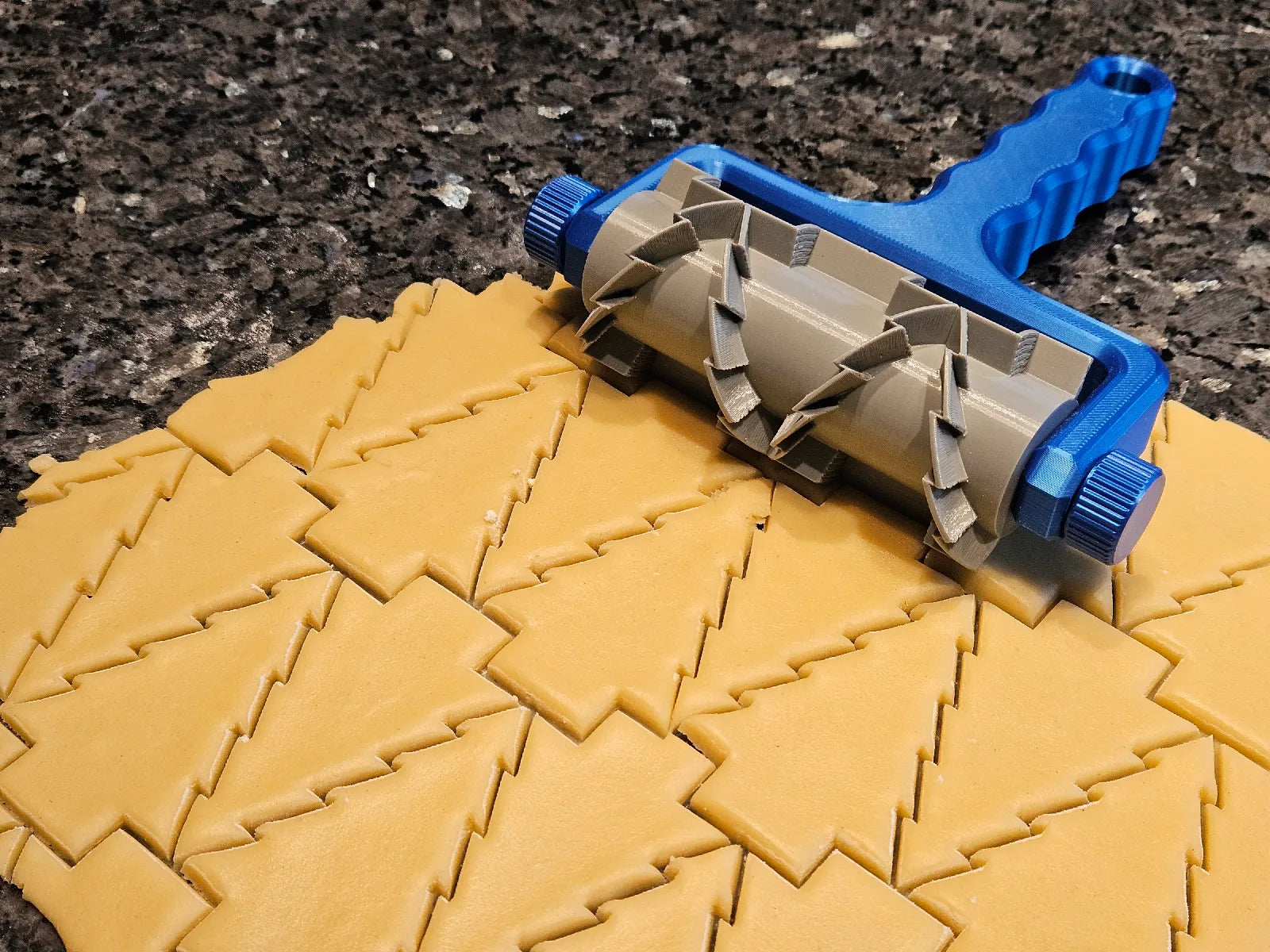Xmas Tree Cookie Roller Cutter