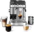 Ninja Luxe Café Mini 2-in-1 Espresso and Filter Coffee Machine with Integrated Grinder and Automatic Milk Frother ES351EU