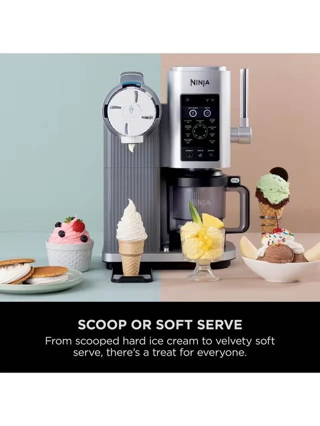 Ninja CREAMi Scoop & Swirl 13-in-1 Ice Cream & Soft Serve Maker
