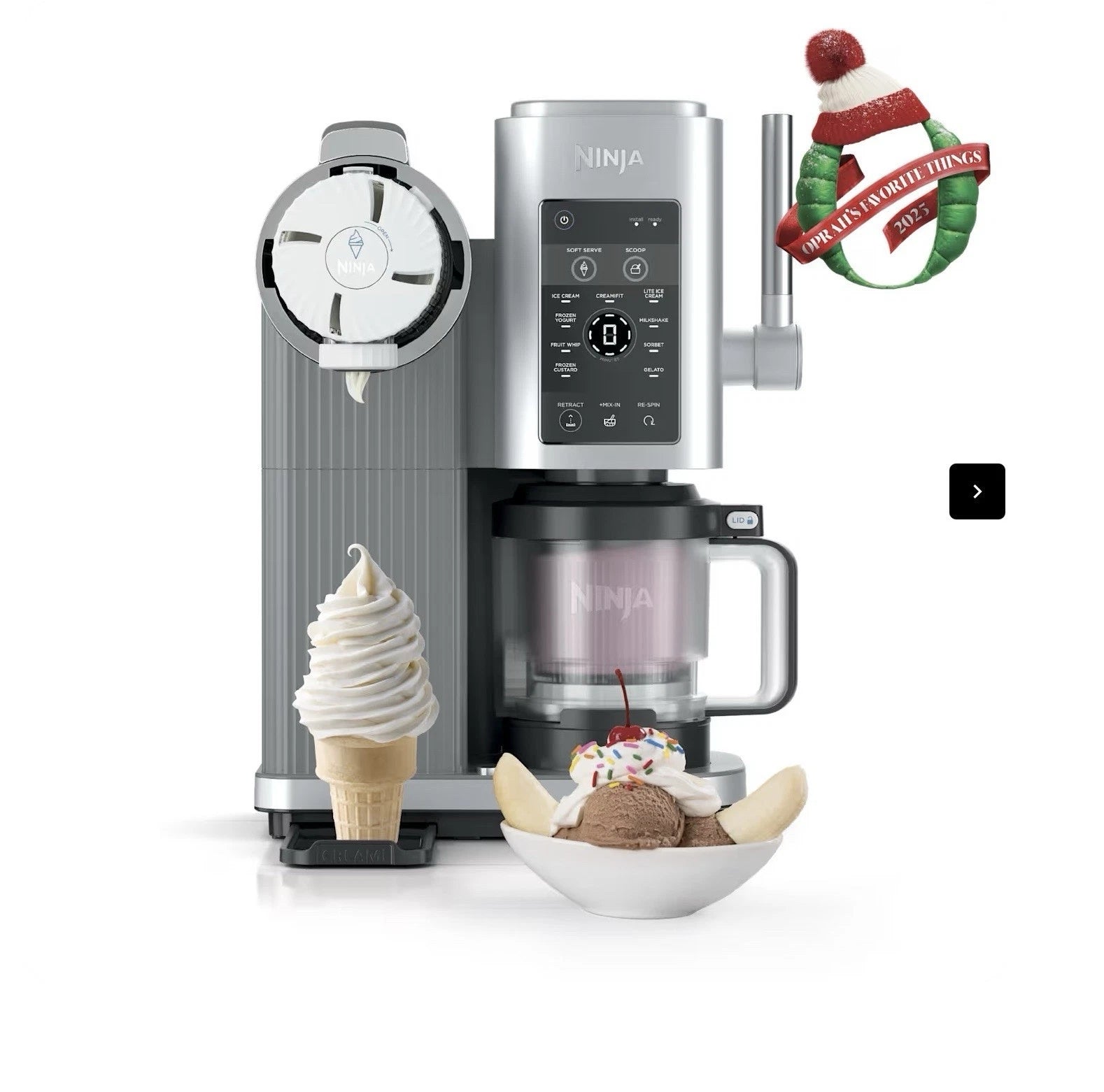 Ninja CREAMi Scoop & Swirl 13-in-1 Ice Cream & Soft Serve Maker